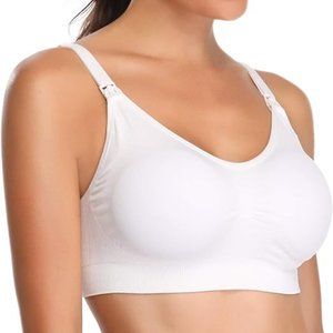 3 Lataly Womens Sleeping Nursing Bras Wirefree Breastfeeding Bralettes XXL NWT